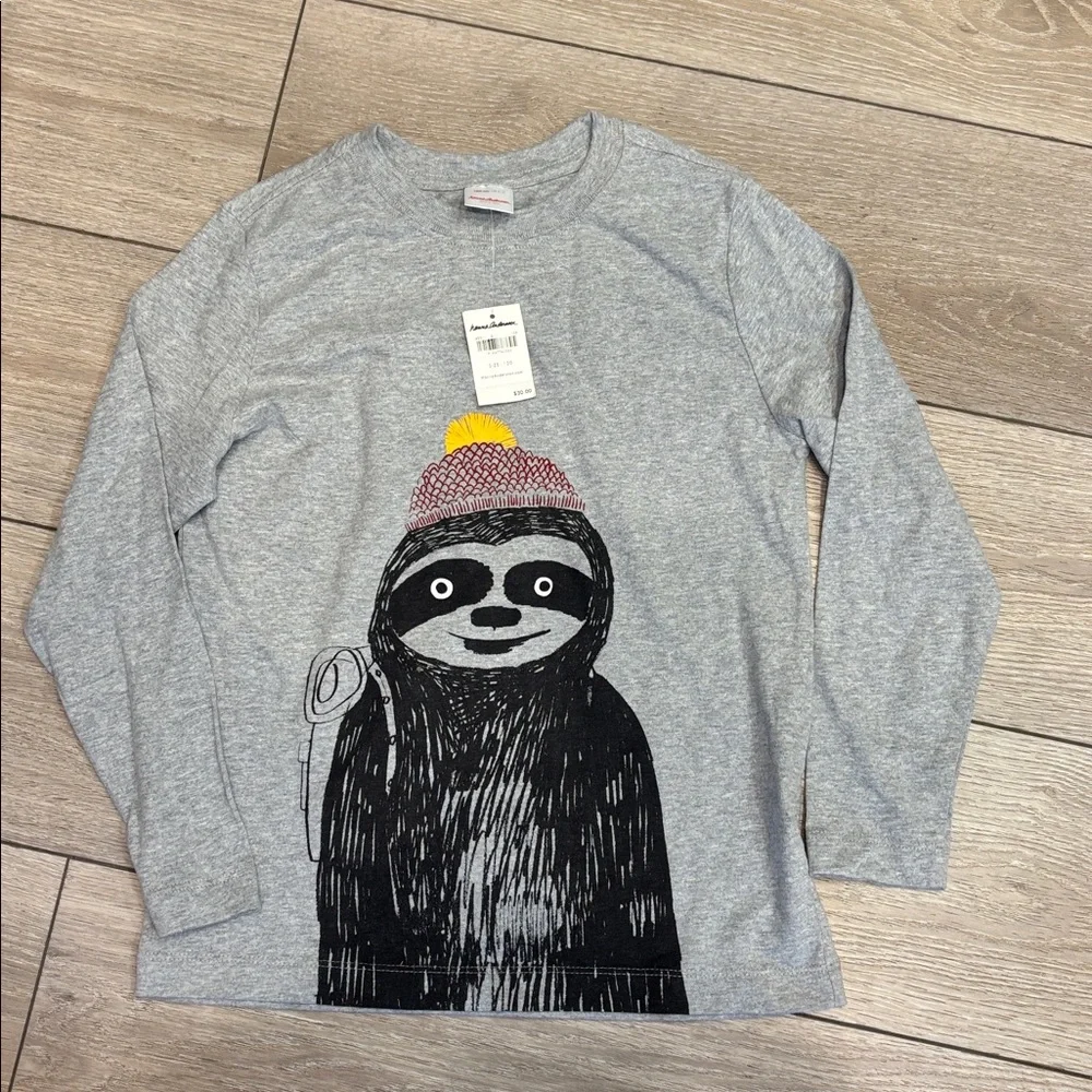 NWT Hanna Andersson Kids Crewneck Tee size 6-7.